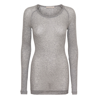 Elvira Blouse, Gray Melange