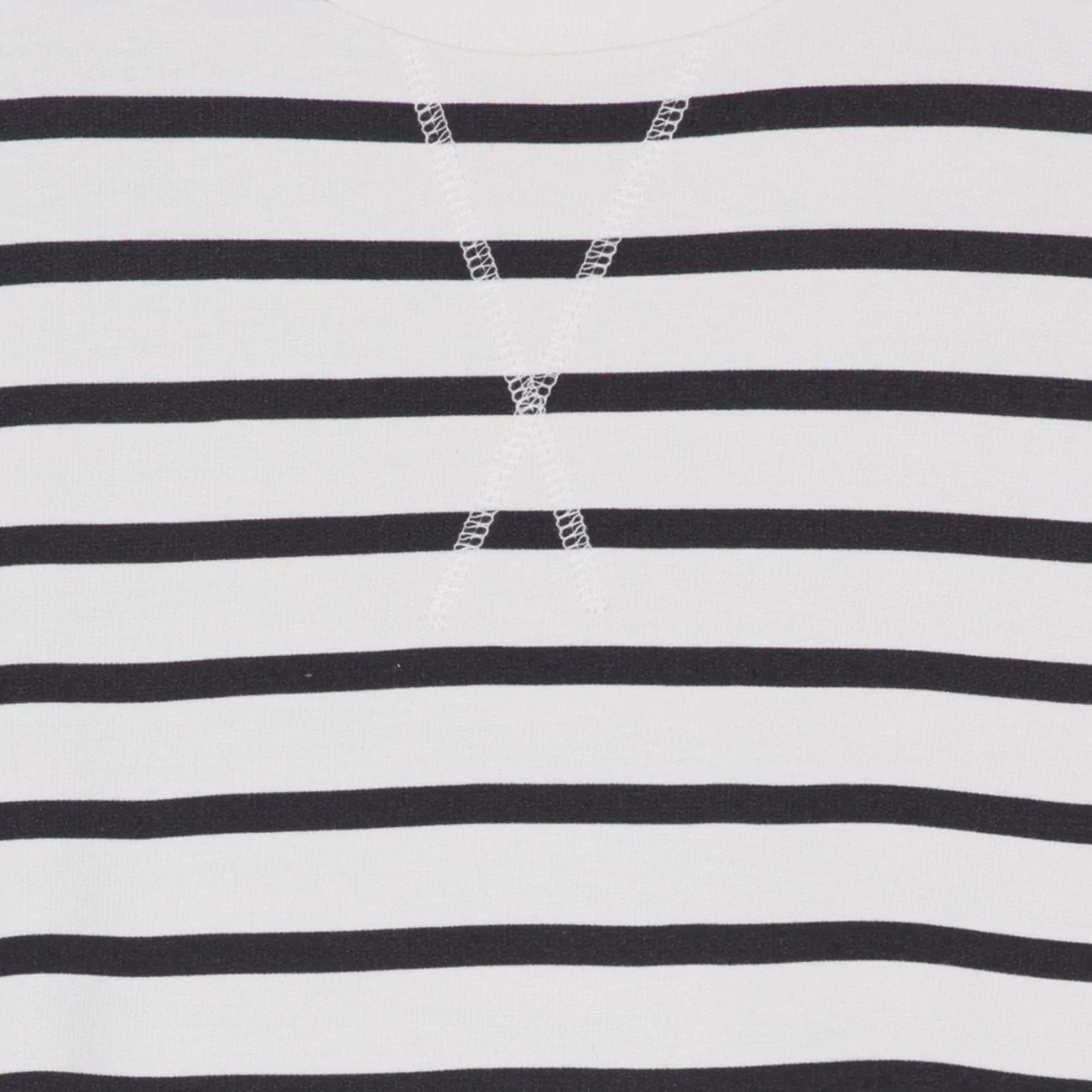 Wave Sweat Blouse, Navy/White