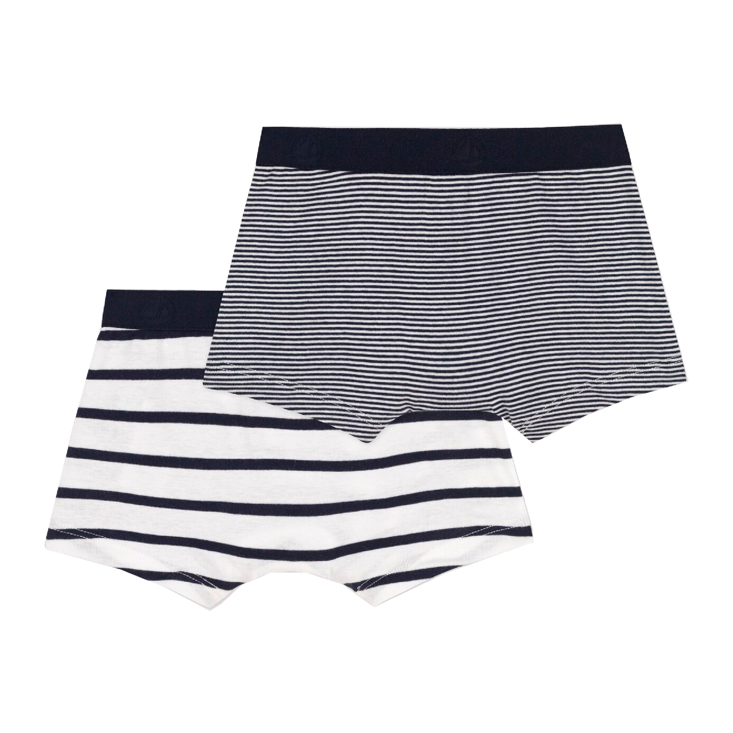 Boxer shorts, White/Navy Stripes (2-pack)