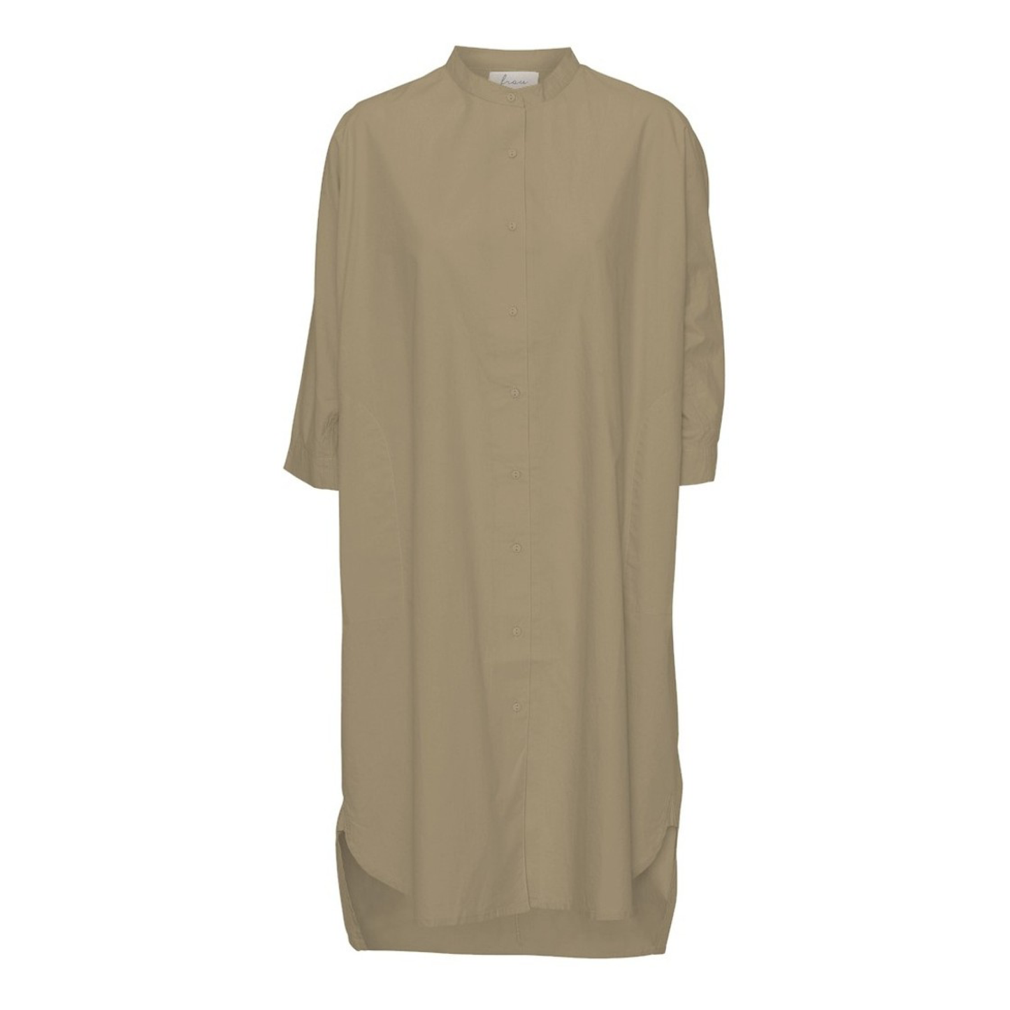 Seoul 2/4 Shirt Dress, Beige