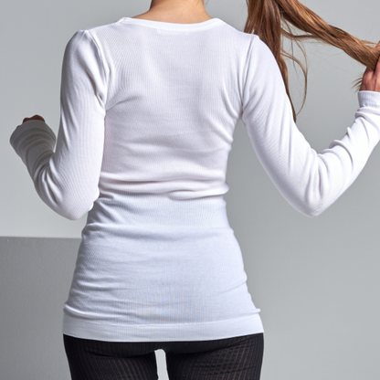 Allure Blouse, White