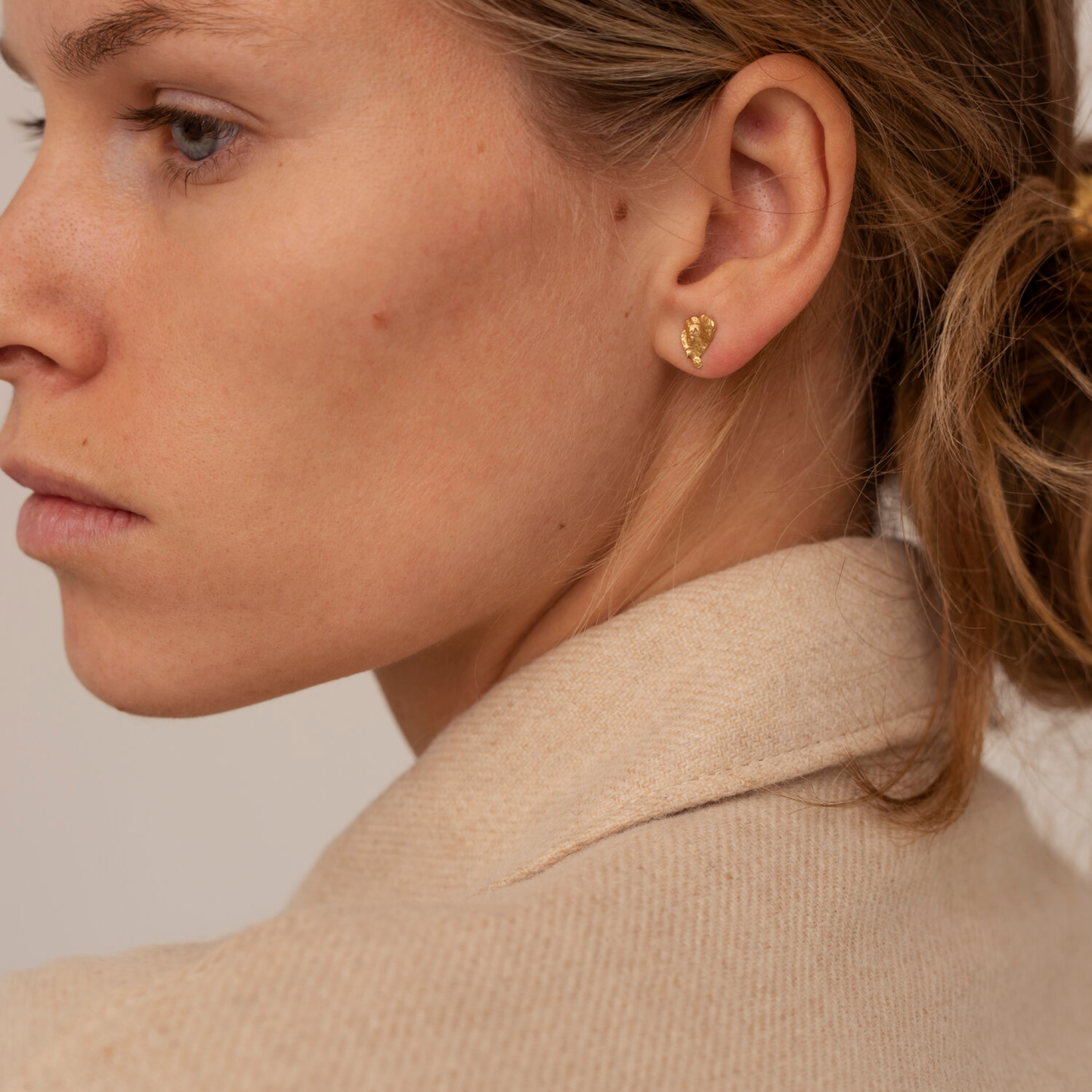 Nebula Earrings, Gold Plated