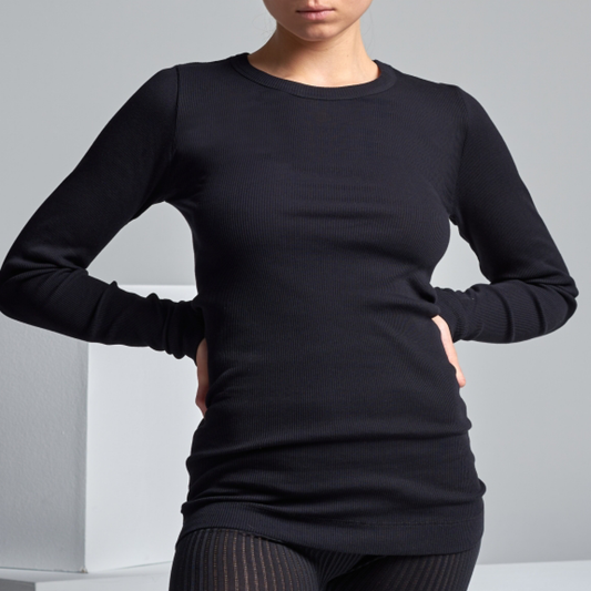 Allure Bluse, Sort