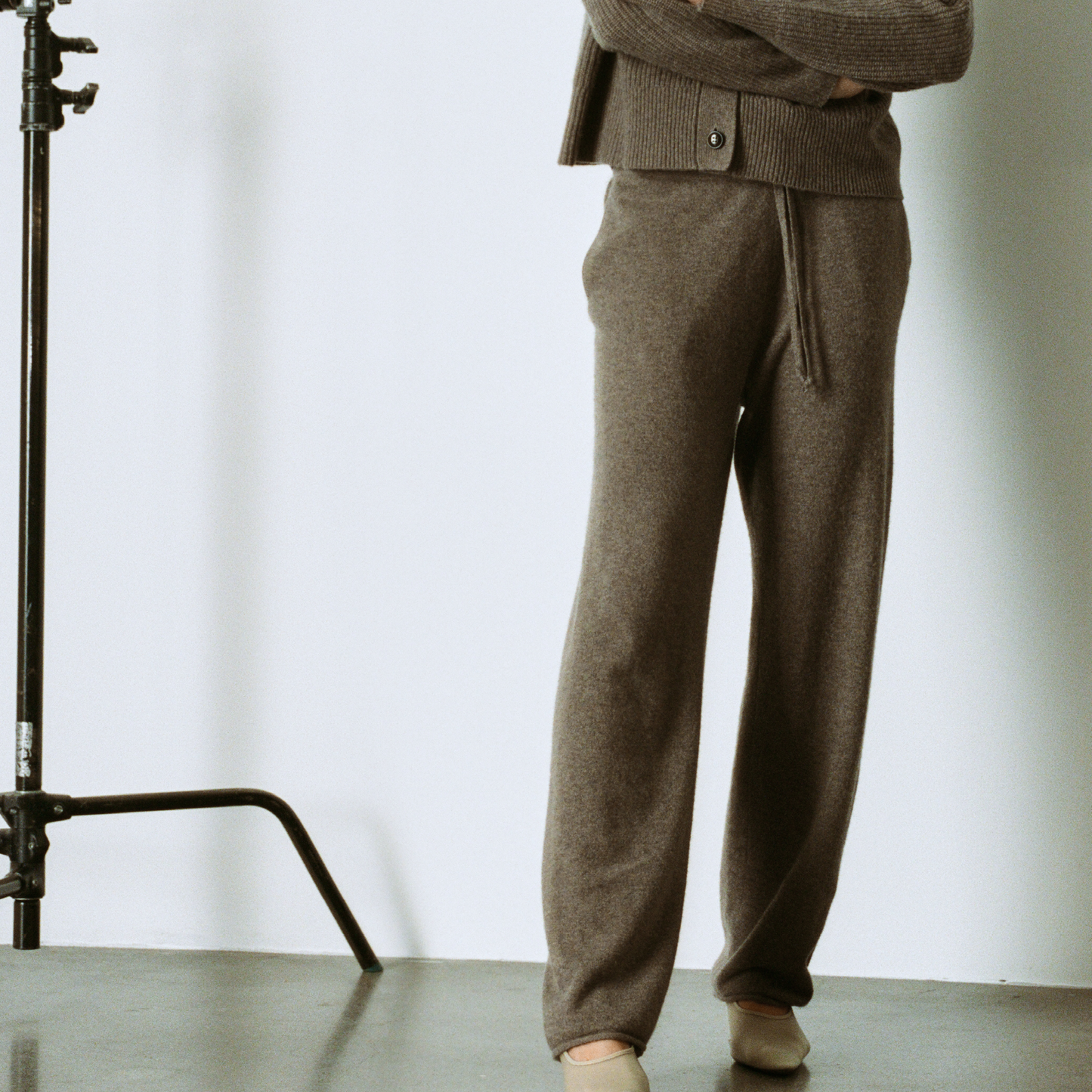 Women's Straight Sweatpants, Truffle