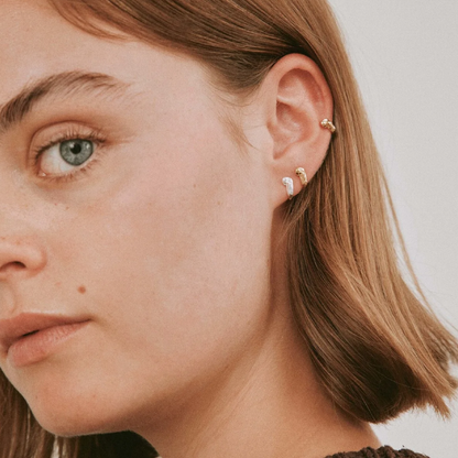 Theo Earrings, Gold Plated