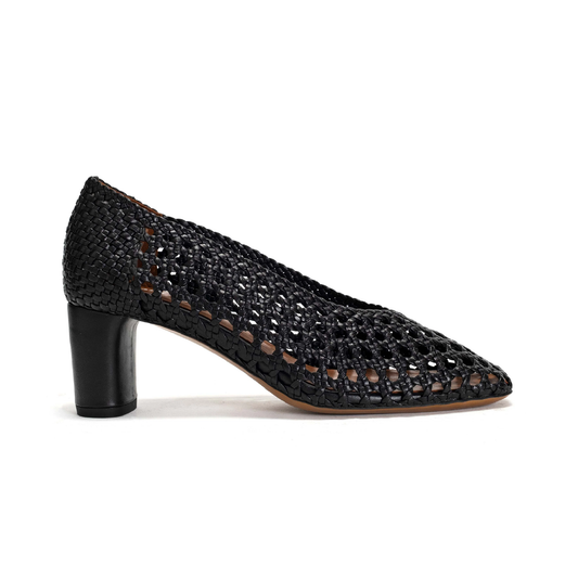 Sessi Hand-braided Stilet, Black