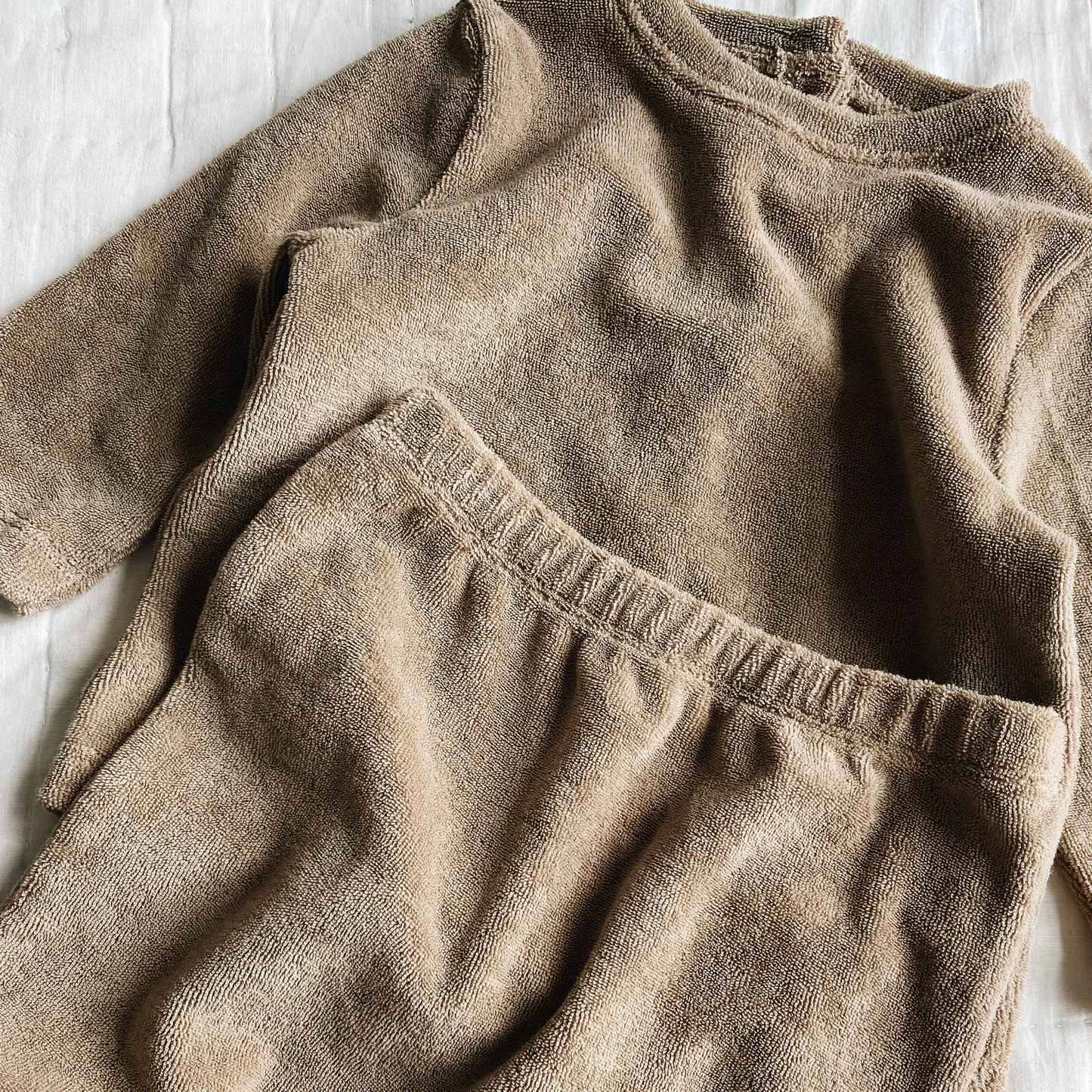 Terry Baby Set, Toffee