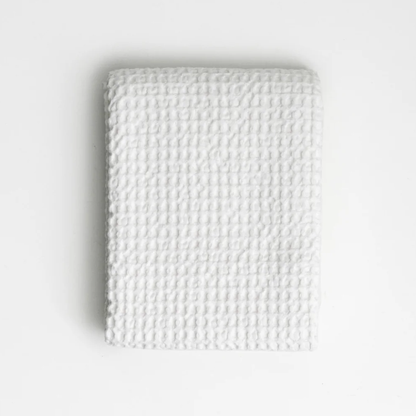 Shell Bath Towel, White (90x150)