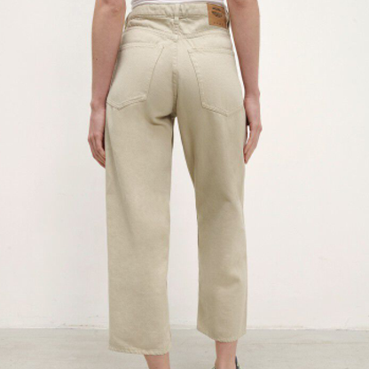 Tine Cropped Jeans, Beige