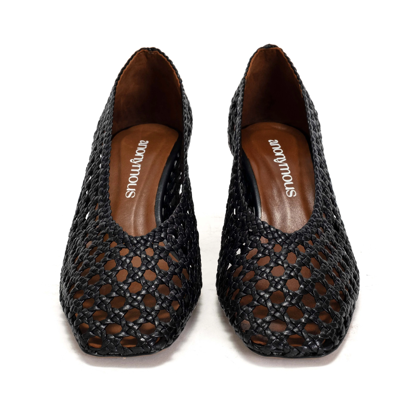 Sessi Hand-braided Stiletto, Black