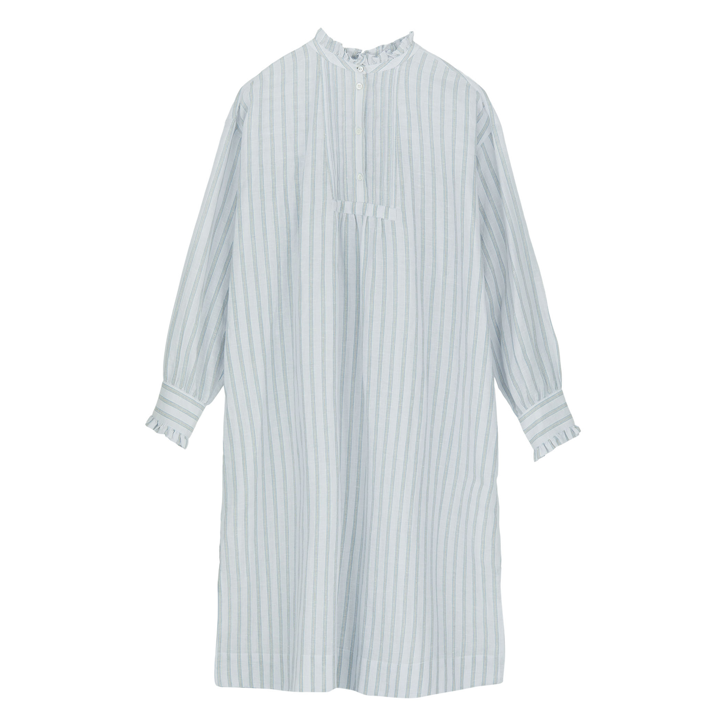Florian Shirtdress, Light Blue Stripe
