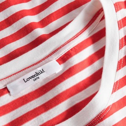 London Blouse, Red/White