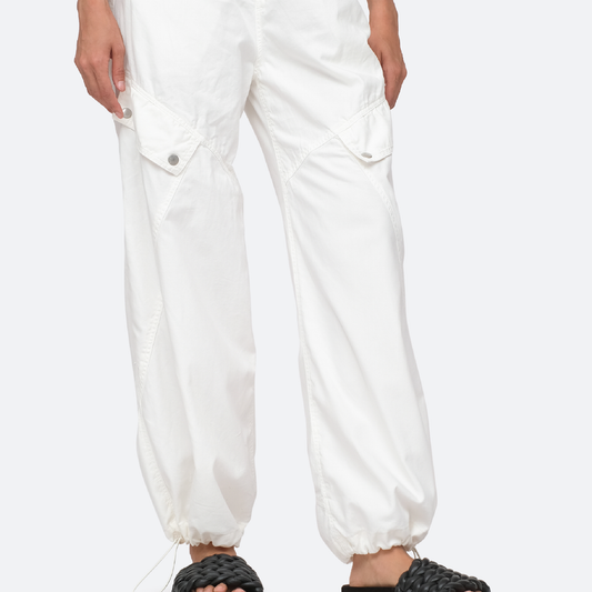 Nyla Twill Pants, Cream