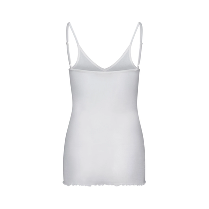 Cotton Spaghetti Top, Off White