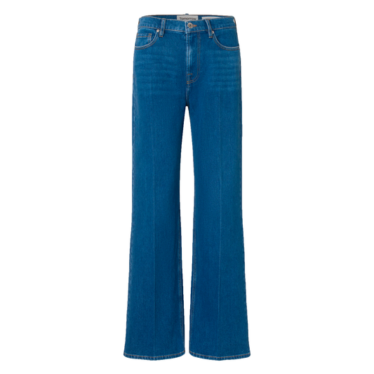 Brown Straight Wash Bilbao Jeans, Denim Blue