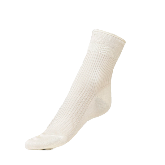 Ida Silk Stockings, Off-White