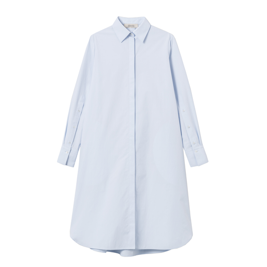 Devi Shirt Dress, Light Blue