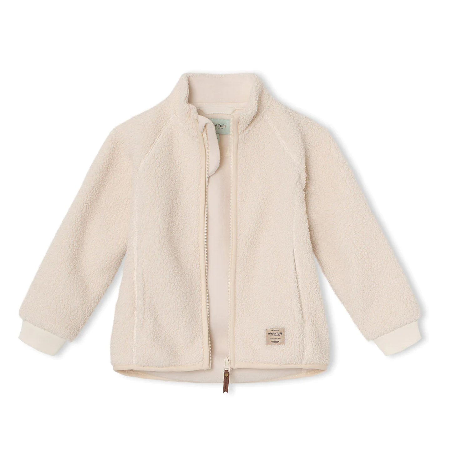 Cedric Teddyfleece Jakke, White Swan
