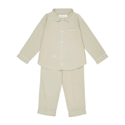 Shell Clam Pajamas, Light Grey 