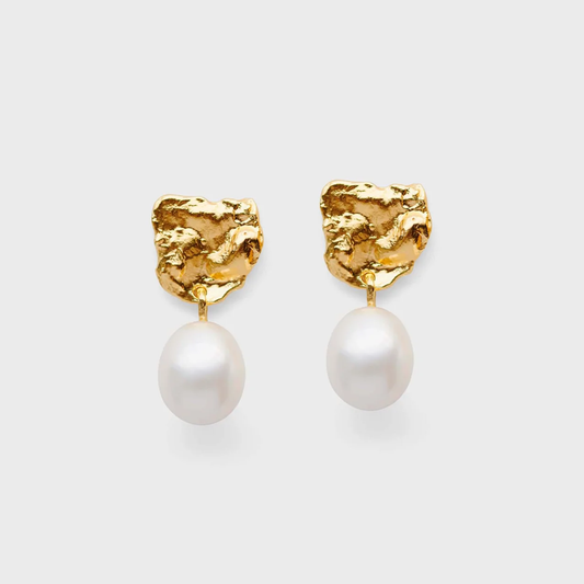 Esther Earrings, Gold Plated