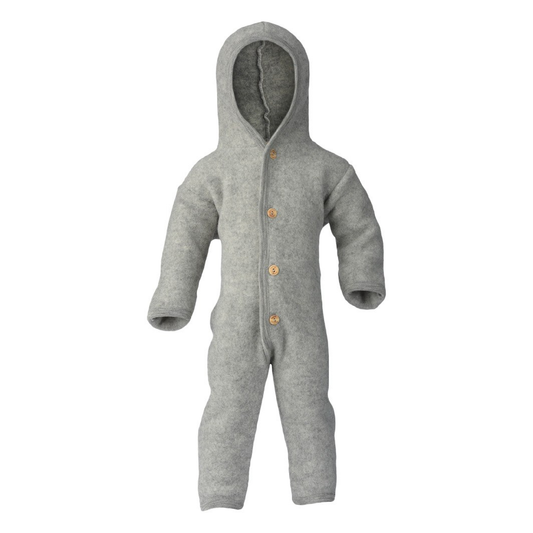 Driving suit in Merino Wool, Grey 