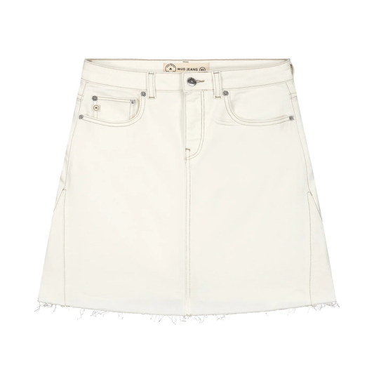 Rachel Denim Skirt, Off White