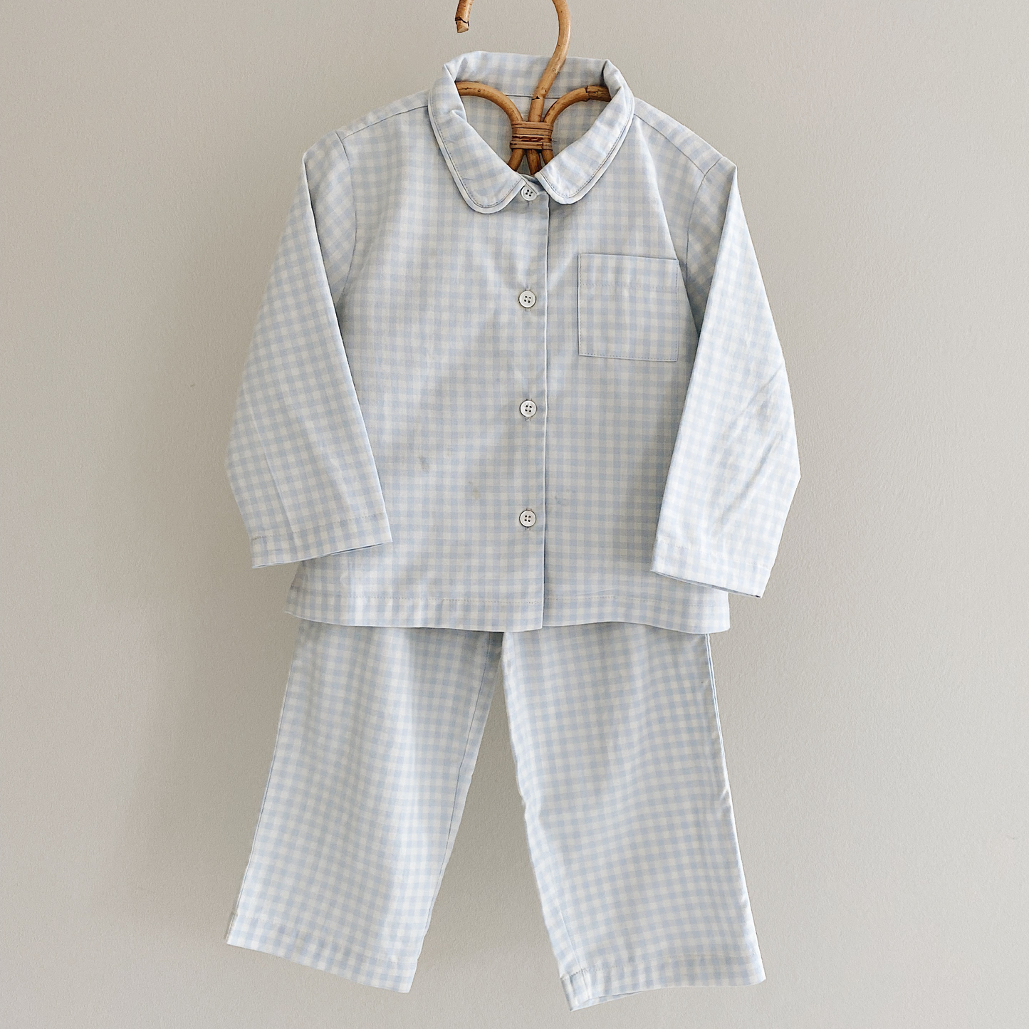 Classic Pyjamas, Blue Gingham