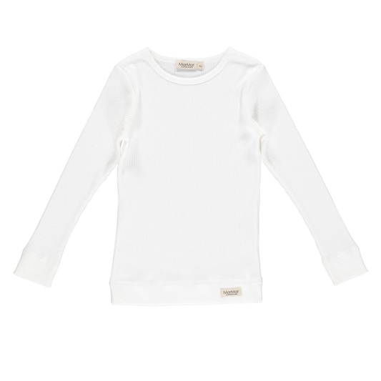 Long-sleeved Modal Blouse, Gentle White