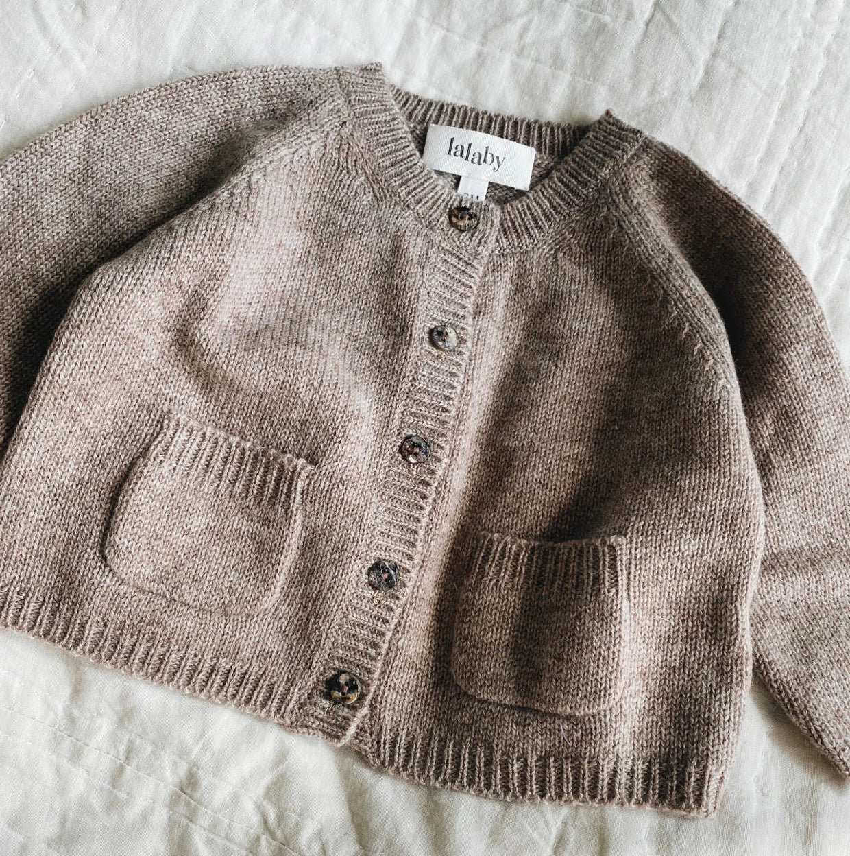 Bobbie Cashmere Cardigan, Toast