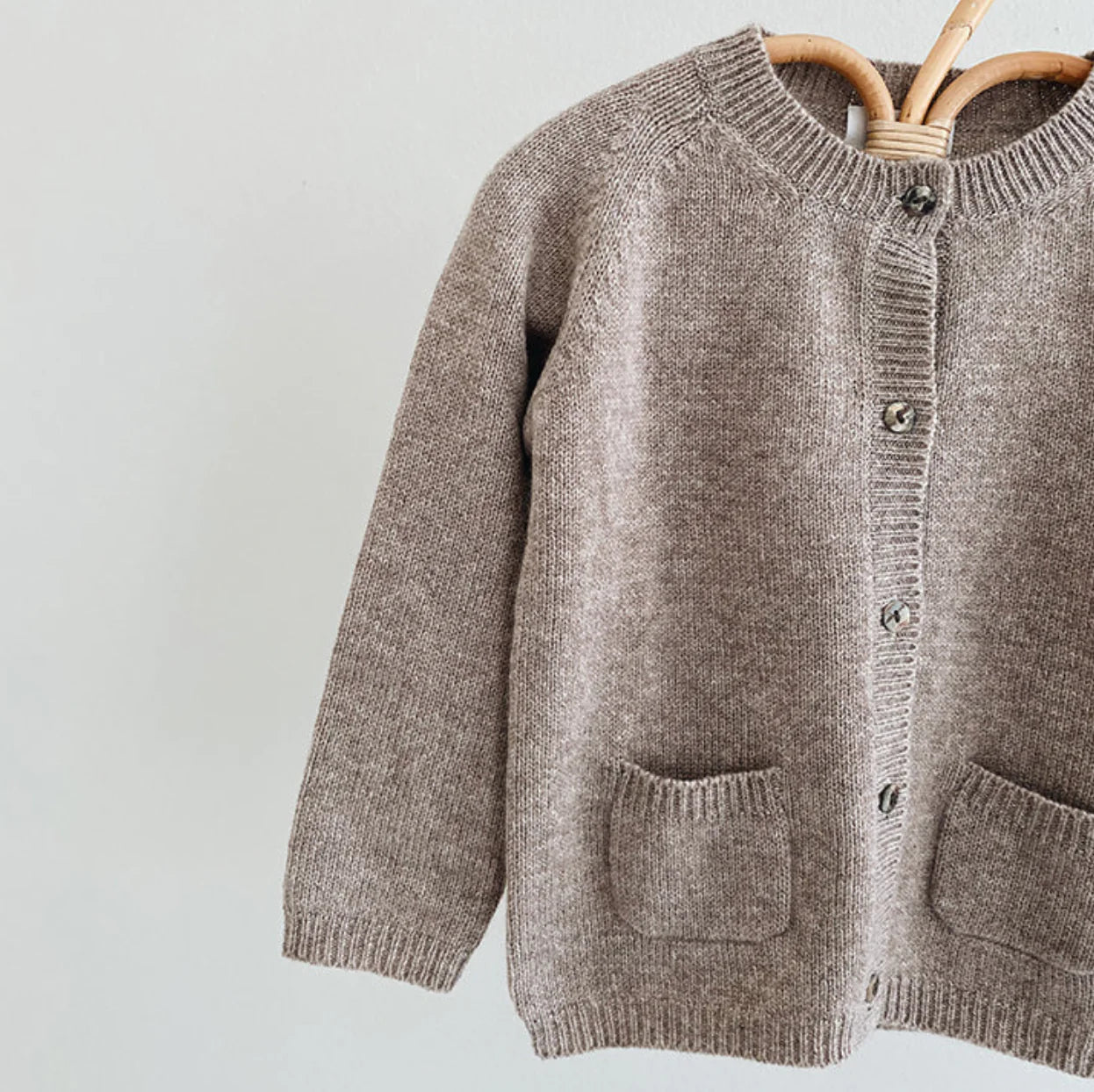 Bobbie Cashmere Cardigan, Toast