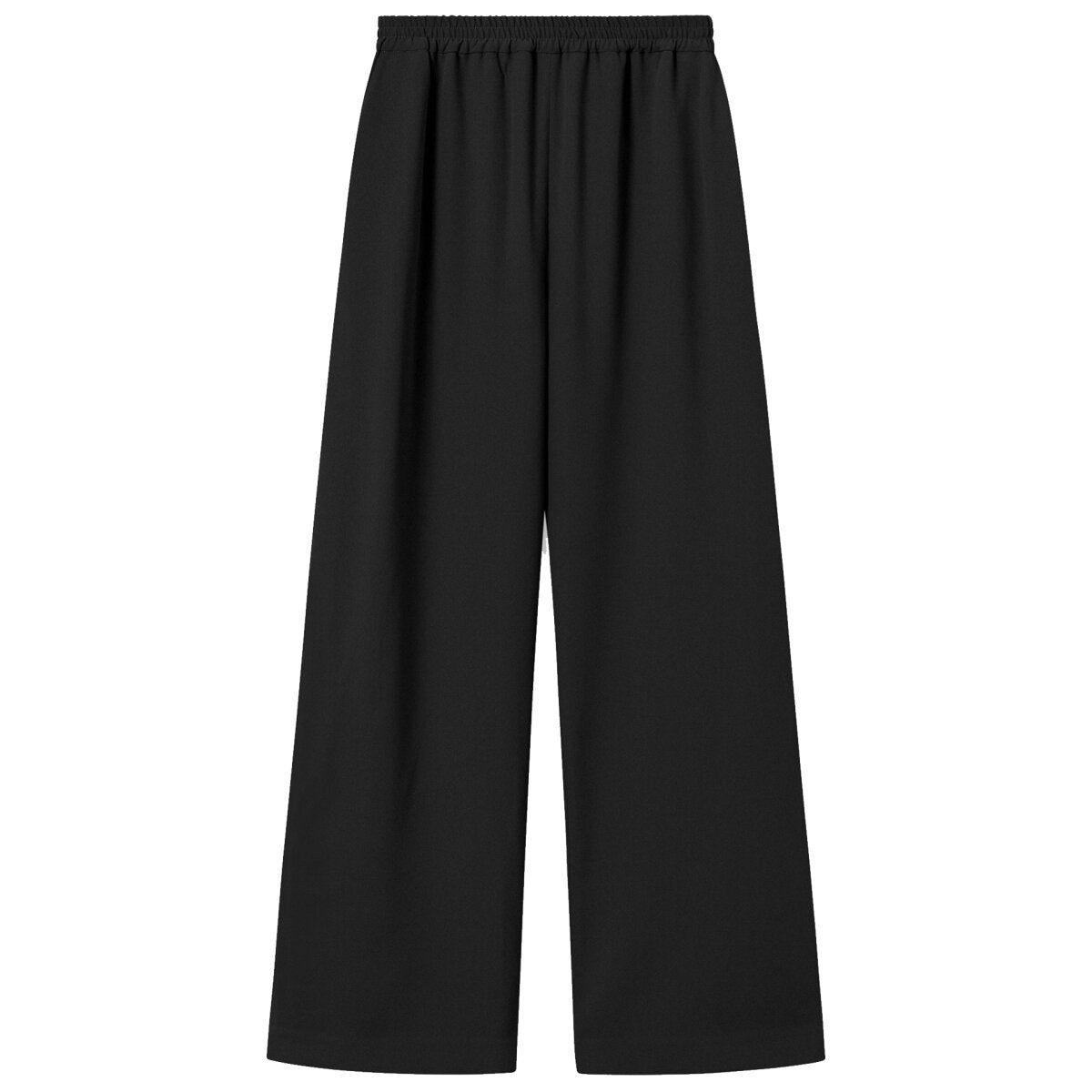 Palmira Crepe Georgette Pants, Black
