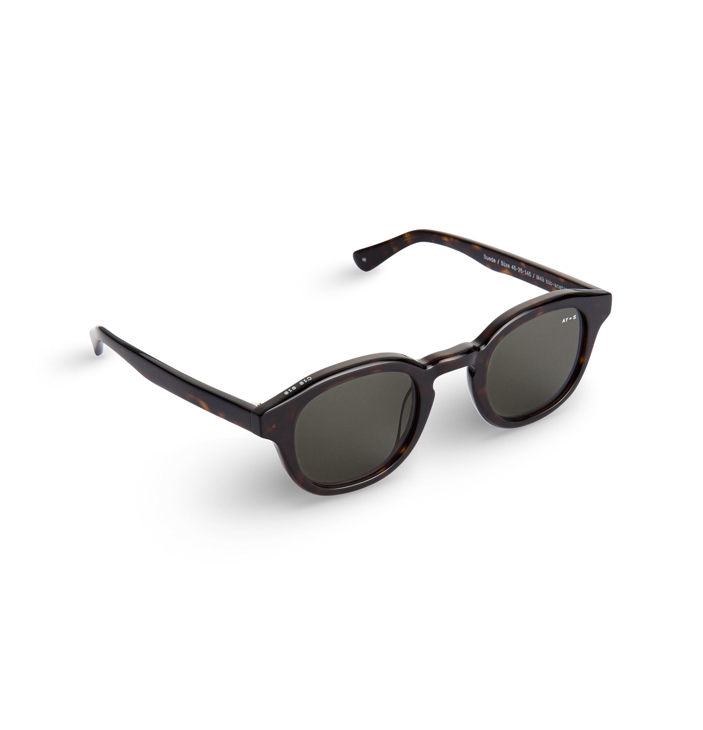 Suede Sunglasses, Classical Havana 